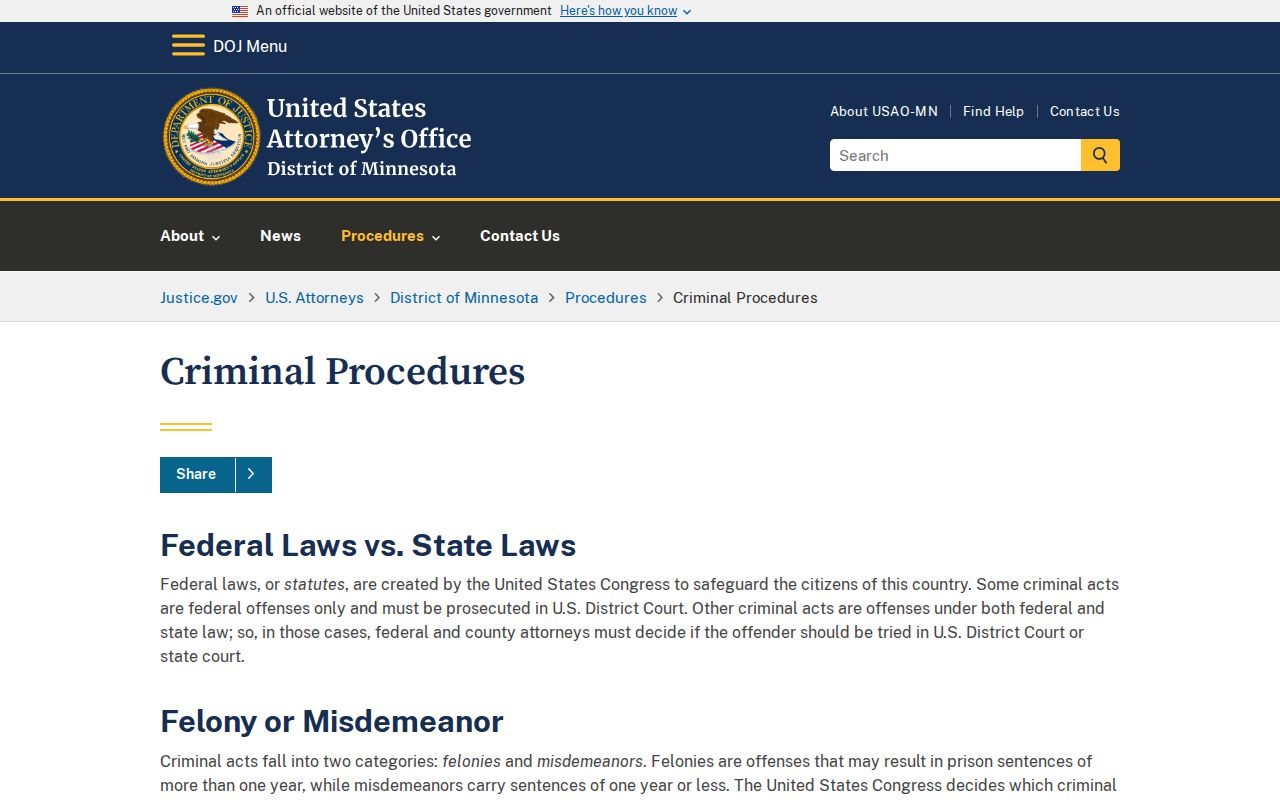 Federal complaint, warrant, and initial appearance process that differs from Nobles County arrest warrants